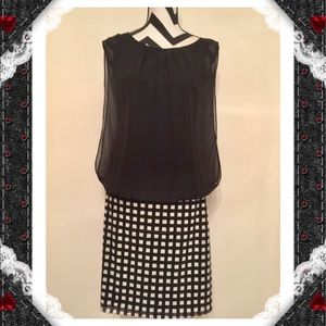 Scarlett Nite Black&White  Sequins Mix&Match Dress